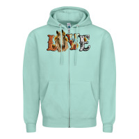 Seafoam love horse sunflower Zipper Hoodie - RanaPortraitStore