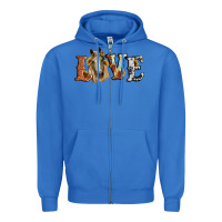 True Royal love horse sunflower Zipper Hoodie - RanaPortraitStore