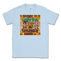 Dusty Blue coffee time gnomies mug coaster Classic Tee - BarkalooDesign