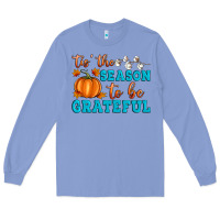 Colony Blue Tis' the Season To Be Grateful Long Sleeve Tee - Artiststas