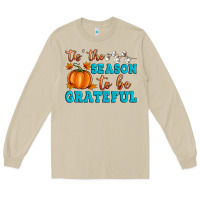 Mushroom Tis' the Season To Be Grateful Long Sleeve Tee - Artiststas
