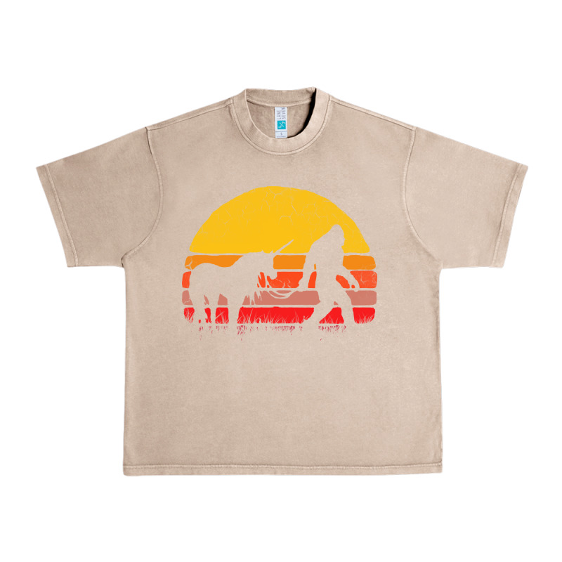 Sasquatch And Unicorn Vintage Urban Heavy Tee by artisFamous | Teevron