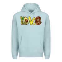 Blue Mist love avocado Premium Hoodie - BarkalooDesign