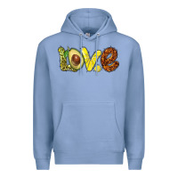 Colony Blue love avocado Premium Hoodie - BarkalooDesign