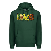 Sports Green love avocado Premium Hoodie - BarkalooDesign
