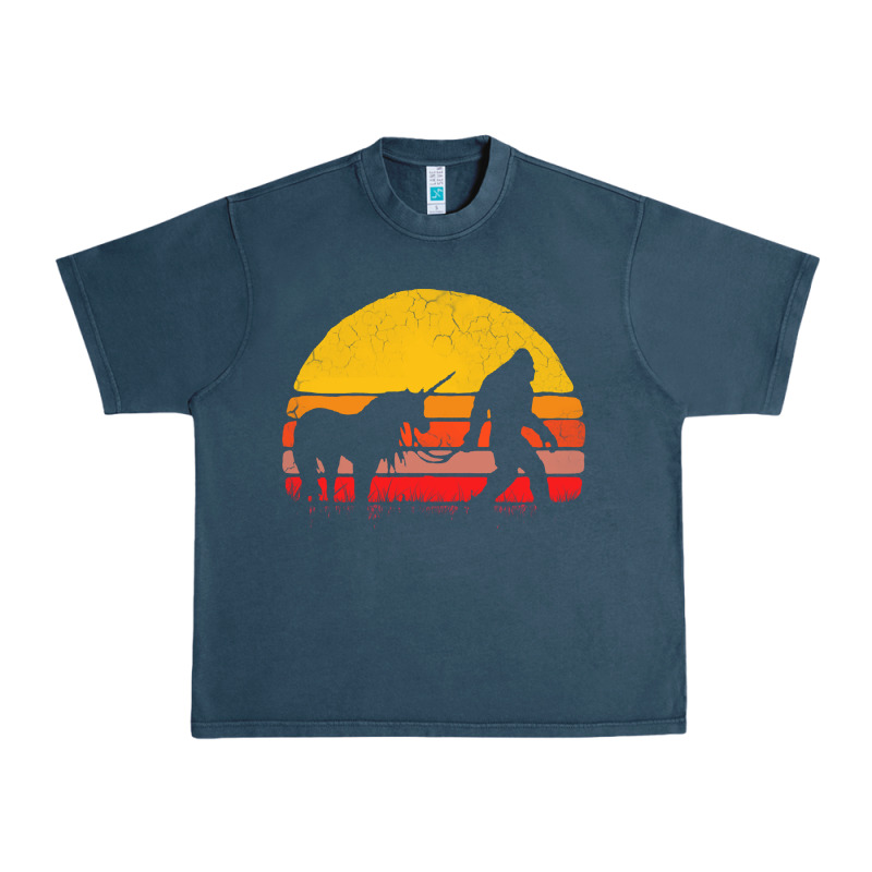 Sasquatch And Unicorn Vintage Urban Heavy Tee by artisFamous | Teevron