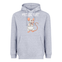Heather Grey Mouse Rat Heavyweight Hoodie - Bettercallsaul