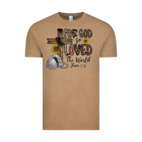 Vintage Coffee for god so loved the world jhon Vintage Tee - CowhideDigitalArt