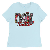 Baby Blue nail hustler Ladies Tee - SublimationCraftShop