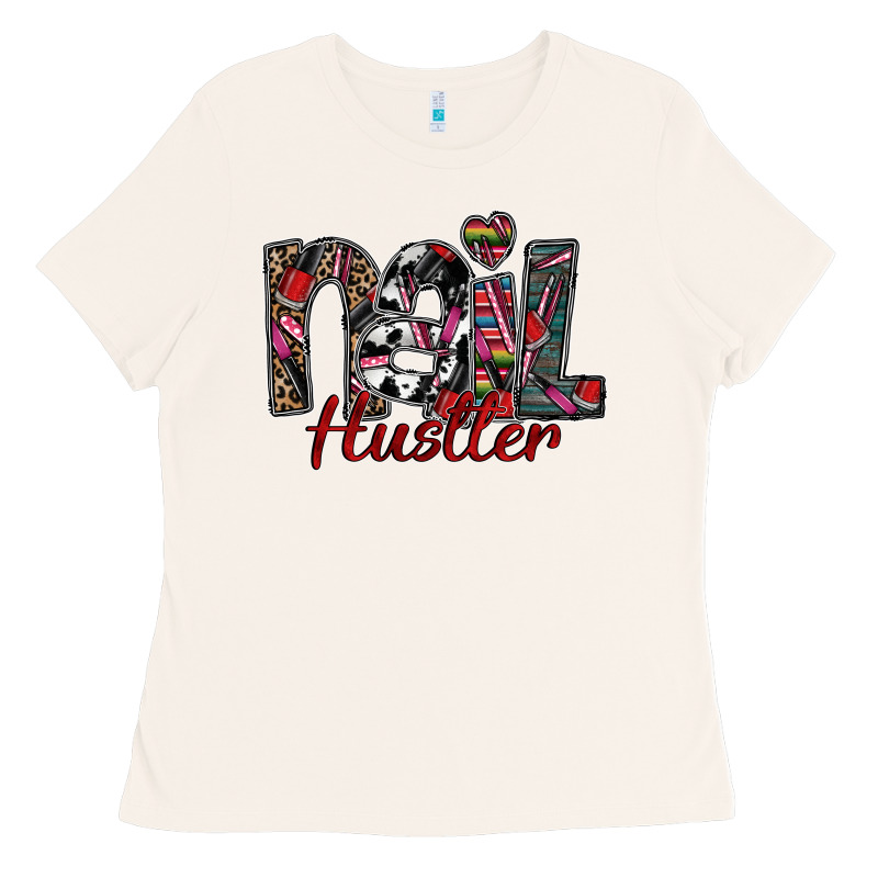 Nail Hustler Ladies Tee by SublimationCraftShop | Teevron