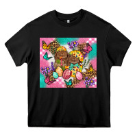 Black Easter Bunnies And Egg Tumbler Heavy Core Tee - BundleAndBundleShop