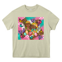 Mossy Easter Bunnies And Egg Tumbler Heavy Core Tee - BundleAndBundleShop