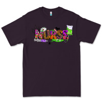 Plum halloween nurse Premium Tee - BundleAndBundleShop