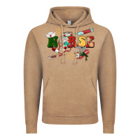 Vintage Coffee Christmas nurse Vintage Hoodie - BarkalooDesign