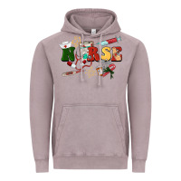 Vintage Zinc Christmas nurse Vintage Hoodie - BarkalooDesign