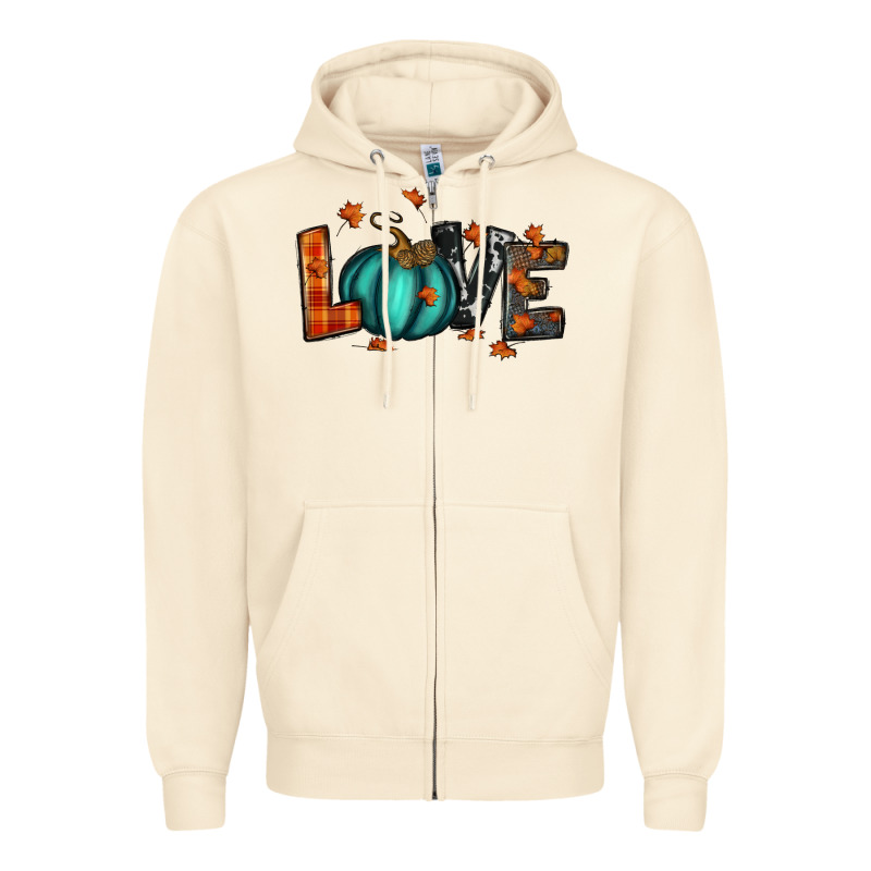 Fall Love Zipper Hoodie by RanaPortraitStore | Teevron