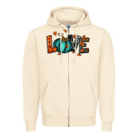 Sandshell fall love Zipper Hoodie - RanaPortraitStore