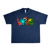 Navy christmas gemstone love Urban Heavy Tee - RanaPortraitStore