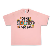 Salmon oh my gourd i love fall Urban Heavy Tee - CowhideDigitalArt