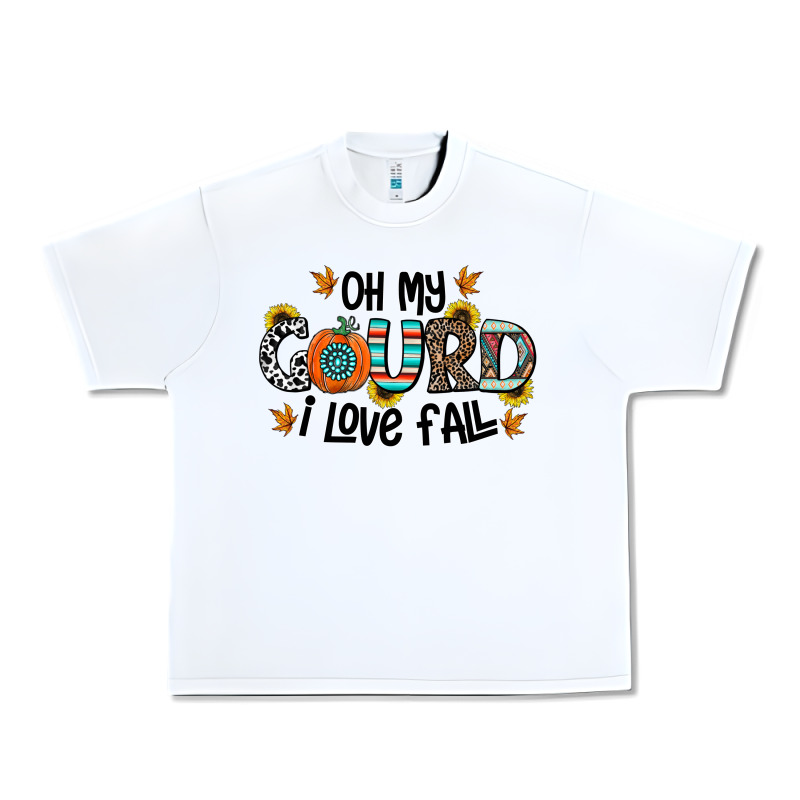 Oh My Gourd I Love Fall Urban Heavy Tee by CowhideDigitalArt | Teevron