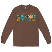 Chestnut Welcome fall Long Sleeve Tee - Artiststas