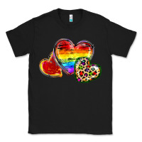 Black Pride hearts Classic Tee - FaDigitalArtStudio