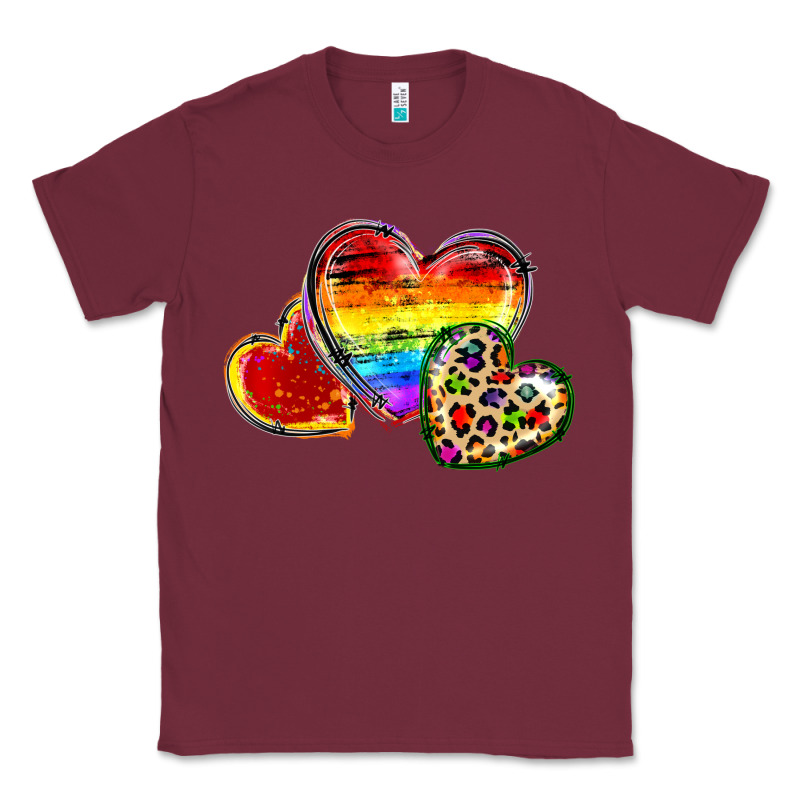 Pride Hearts Classic Tee by FaDigitalArtStudio | Teevron