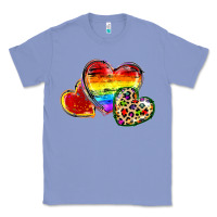 Colony Blue Pride hearts Classic Tee - FaDigitalArtStudio