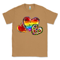 Toasted Coconut Pride hearts Classic Tee - FaDigitalArtStudio
