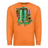 Carrot Scorpio Zodiac Sign Sunflower Leopard Serape Premium Sweatshirt - RanaPortraitStore