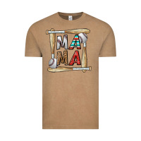Vintage Coffee baseball mama Vintage Tee - CowhideDigitalArt