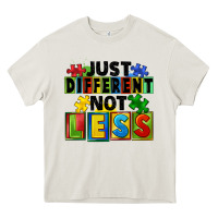 Cream just different not less Heavy Core Tee - FaDigitalArtStudio