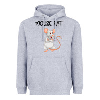 Heather Grey Mouse Rat Heavyweight Hoodie - Bettercallsaul