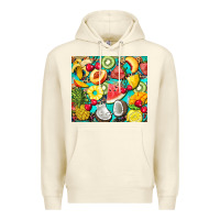 Sandshell summer fruits Premium Hoodie - BarkalooDesign