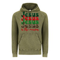Vintage Olive jesus is the reason Vintage Hoodie - BarkalooDesign
