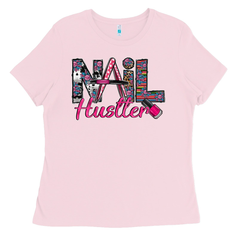 Nail Hustler Ladies Tee by SublimationCraftShop | Teevron