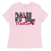 Bubblegum Pink Nail hustler Ladies Tee - SublimationCraftShop