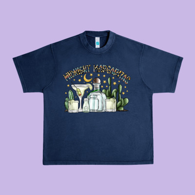 Midnight Margaritas Urban Heavy Tee Designed By Sublimationcraftshop