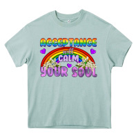 Arona Lgbtq Acceptance Will Calm Your Soul Heavy Core Tee - BundleAndBundleShop