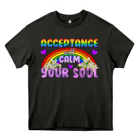 Asphalt Lgbtq Acceptance Will Calm Your Soul Heavy Core Tee - BundleAndBundleShop