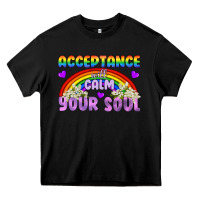Black Lgbtq Acceptance Will Calm Your Soul Heavy Core Tee - BundleAndBundleShop