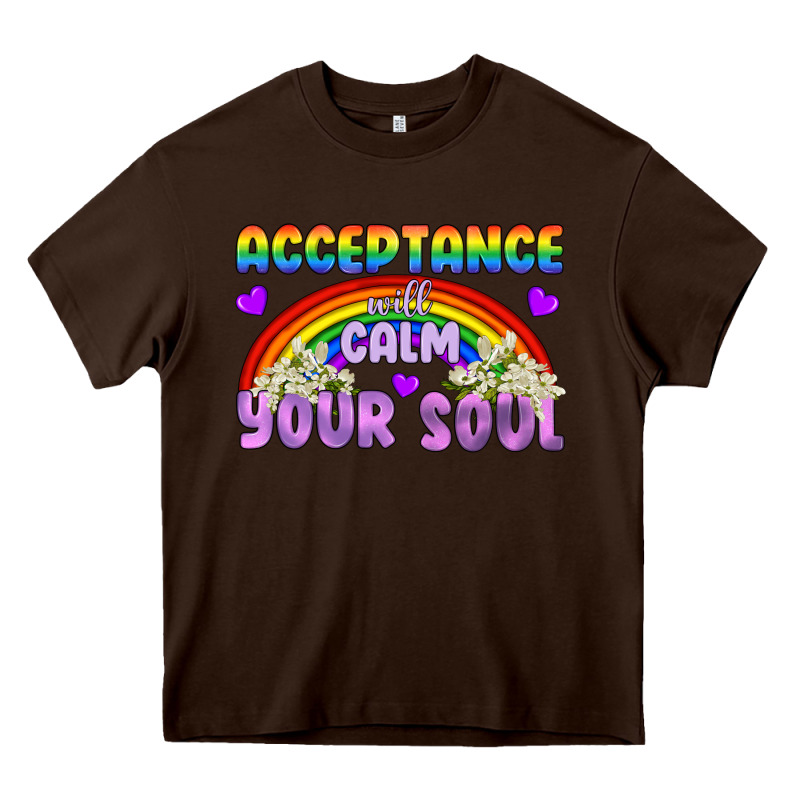 Lgbtq Acceptance Will Calm Your Soul Heavy Core Tee by BundleAndBundleShop | Teevron