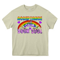 Mossy Lgbtq Acceptance Will Calm Your Soul Heavy Core Tee - BundleAndBundleShop