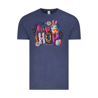 Vintage Denim hip hop Vintage Tee - CowhideDigitalArt