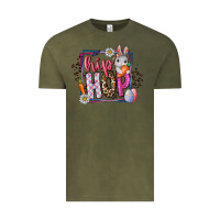 Vintage Olive hip hop Vintage Tee - CowhideDigitalArt