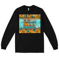 Black Tis' The Season To Be Grateful Long Sleeve Tee - Artiststas