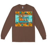 Chestnut Tis' The Season To Be Grateful Long Sleeve Tee - Artiststas