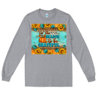 Heather Grey Tis' The Season To Be Grateful Long Sleeve Tee - Artiststas