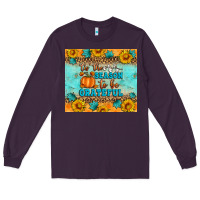 Plum Tis' The Season To Be Grateful Long Sleeve Tee - Artiststas