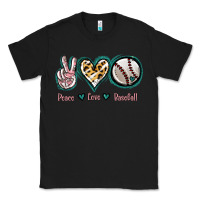 Black Peace Love Baseball Classic Tee - Jasminsmagicworld